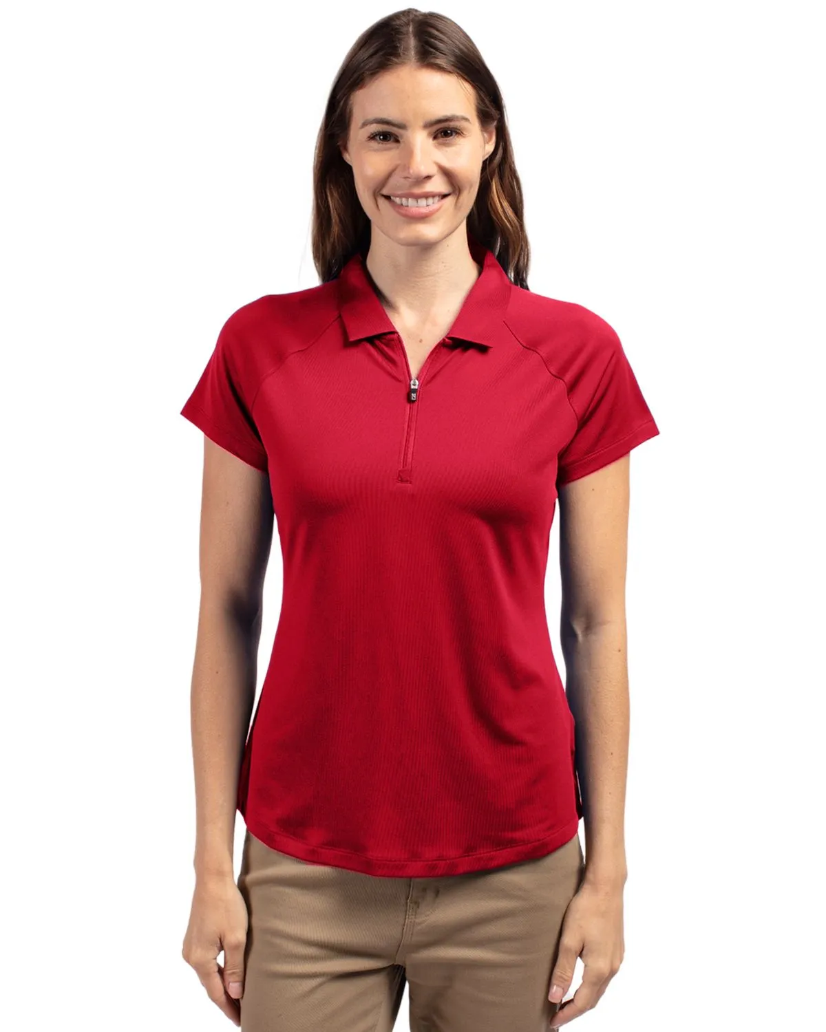 Cutter & Buck Forge Stretch Womens Short Sleeve Polo Shirt