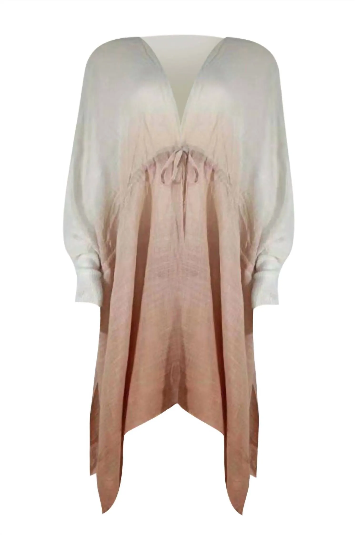 Dip Dye Cover Up Wrap In Marsala