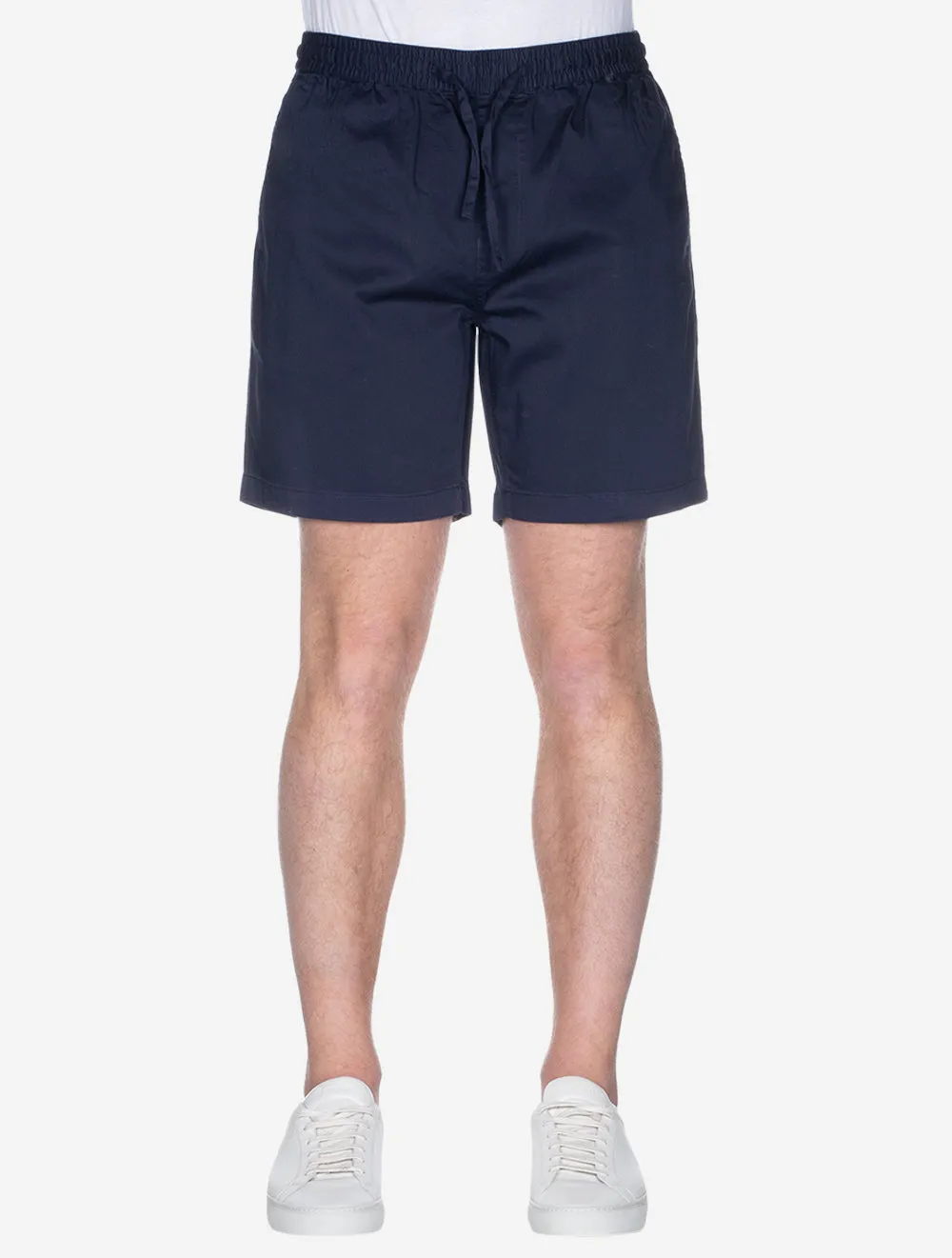 Drawstring Logo Shorts Marine