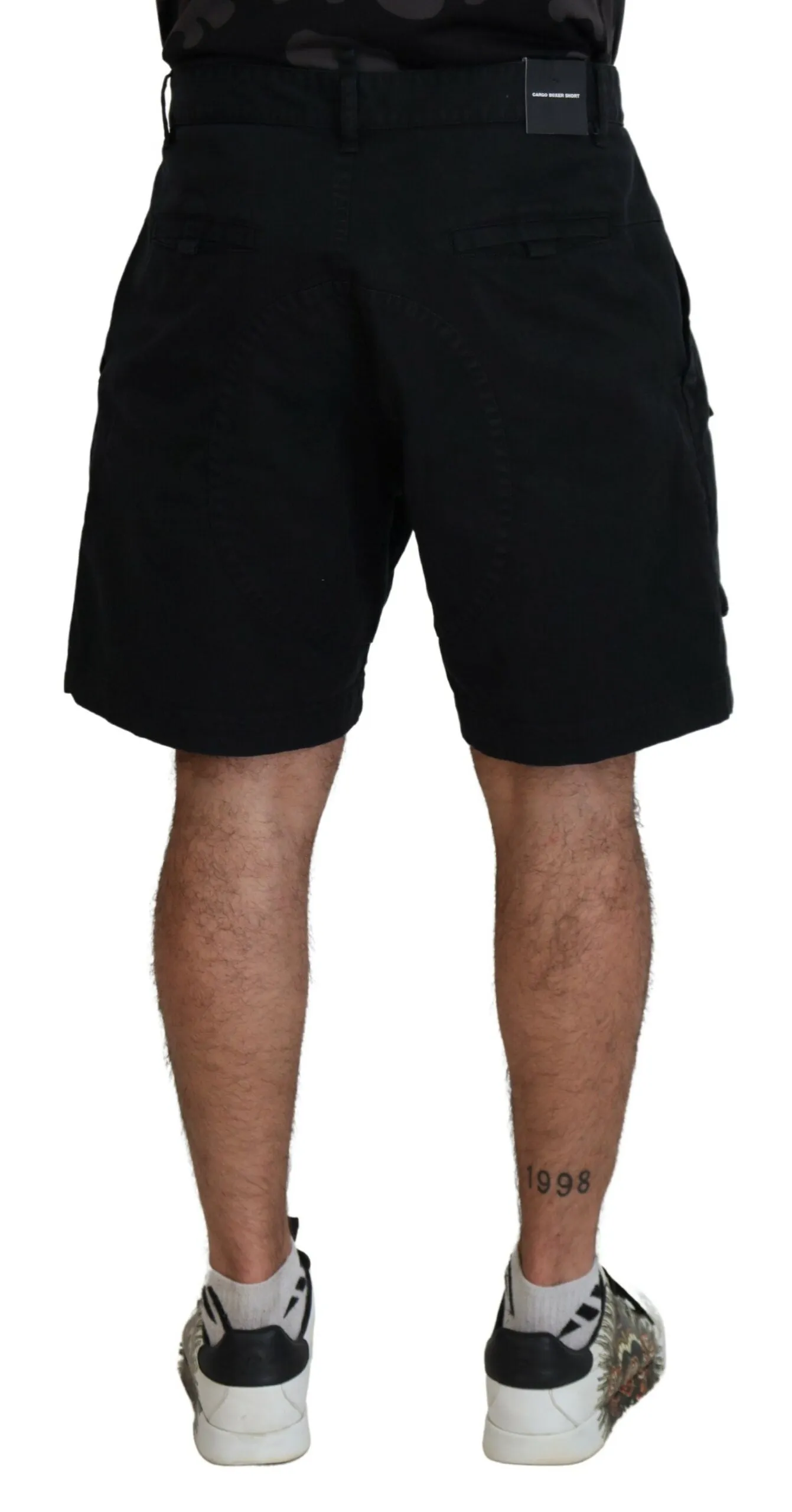Dsqua²  Cotton Cargo Boxer Above Knee Men's Shorts