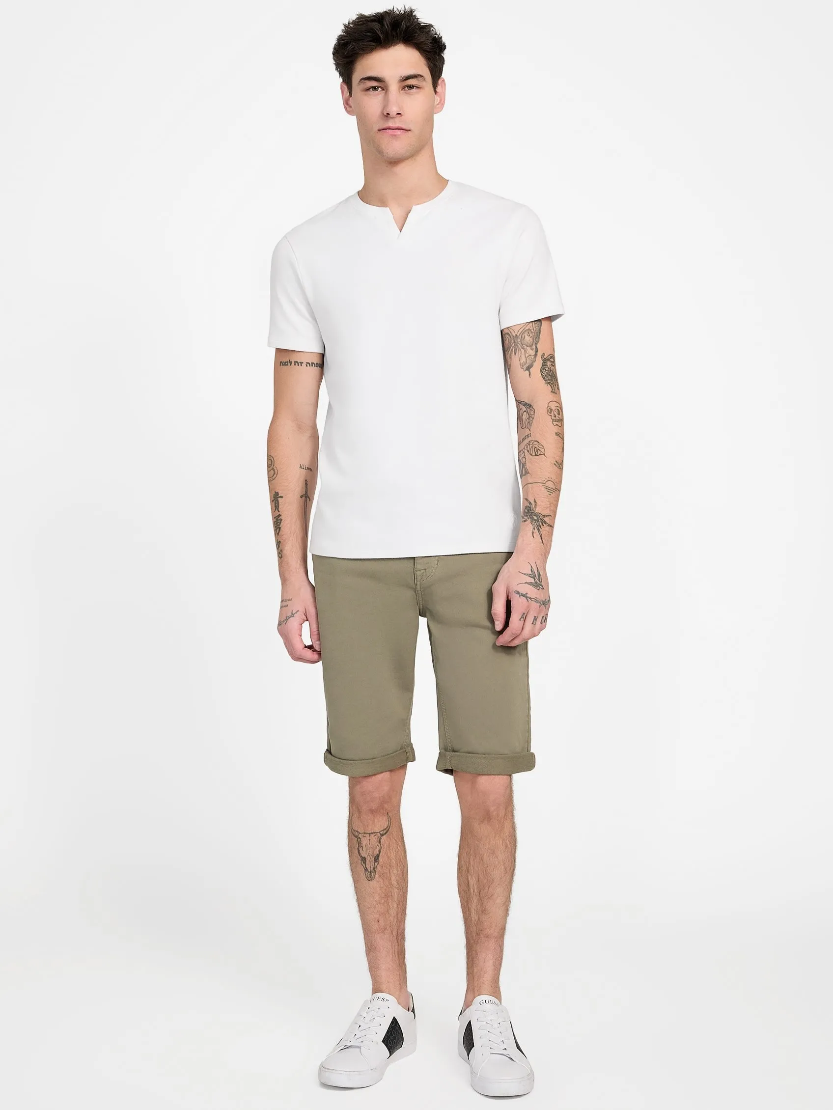 Eco Linus Knit Denim Shorts