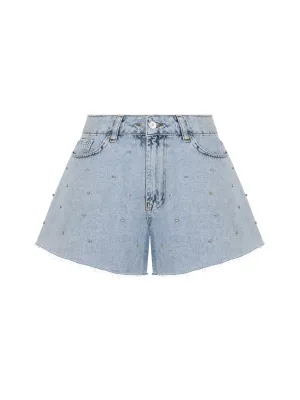 Embellished Jean Shorts