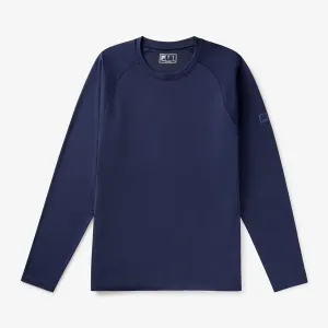 Fila Men's Lucky Ace Seamless Long Sleeve Top - Navy Clothing Fila Men
