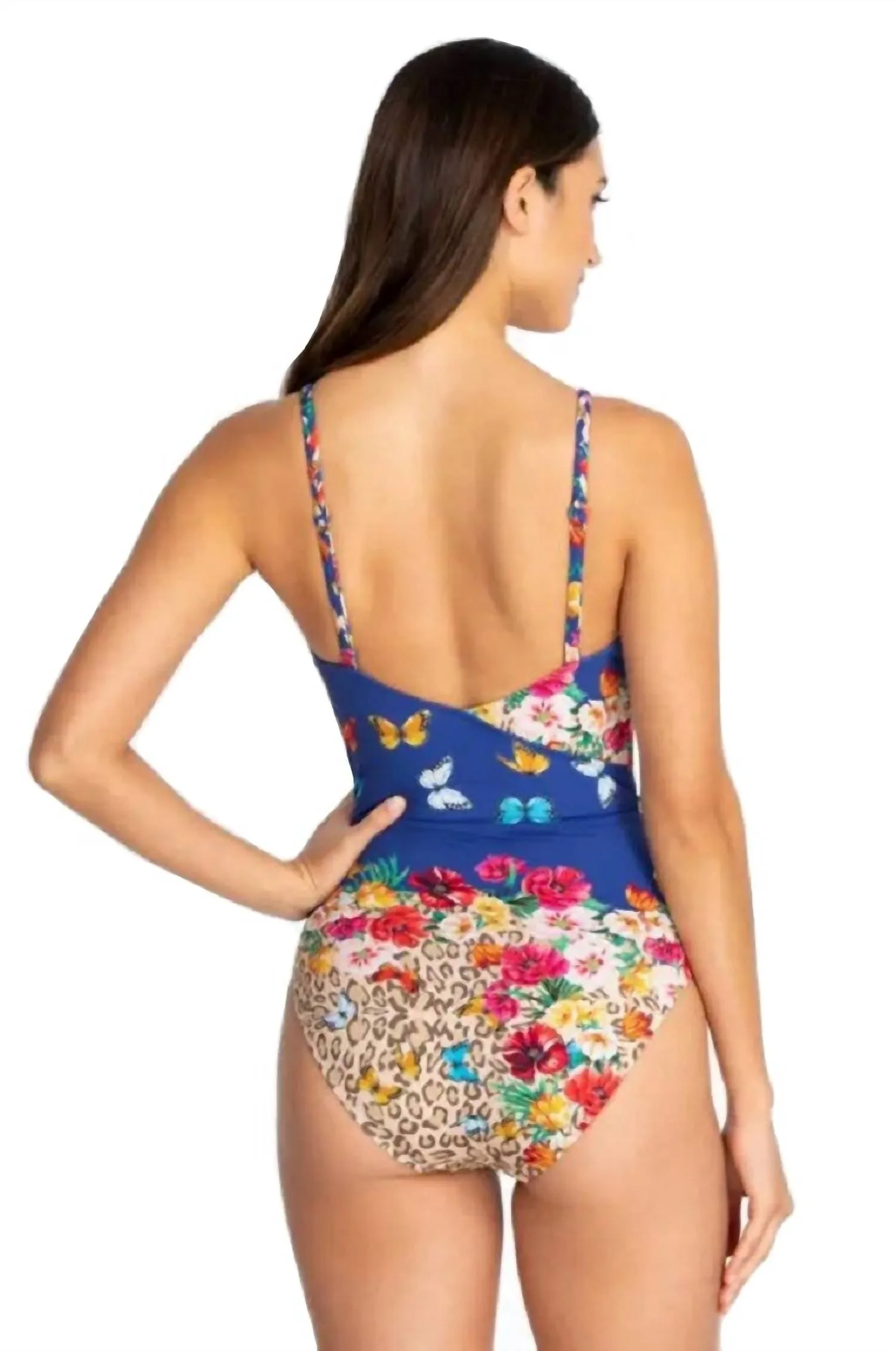 Fleur Braided Wrap Once Piece In Multi