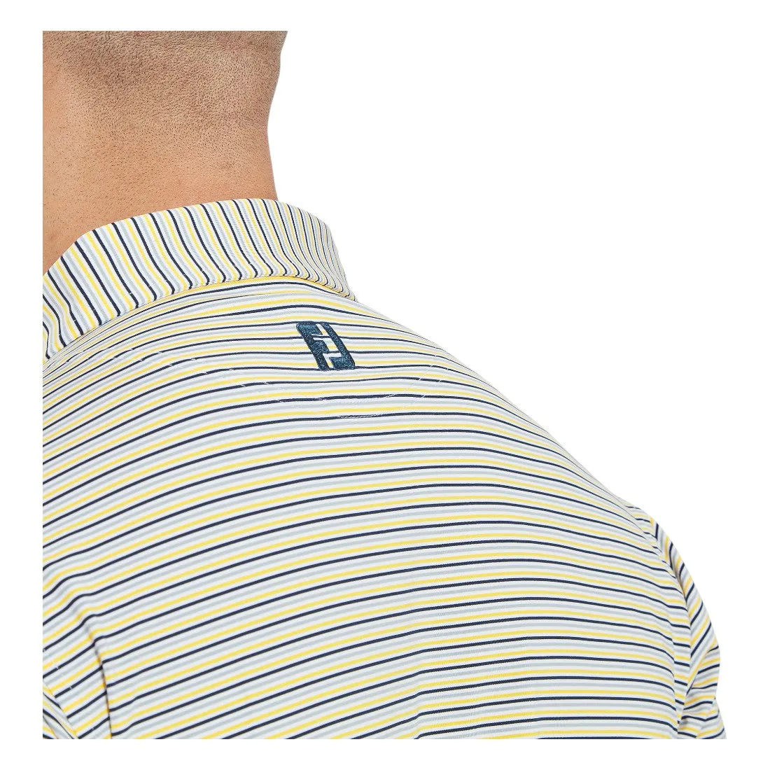 FootJoy Balance Stripe Lisle Golf Polo Shirt 34026