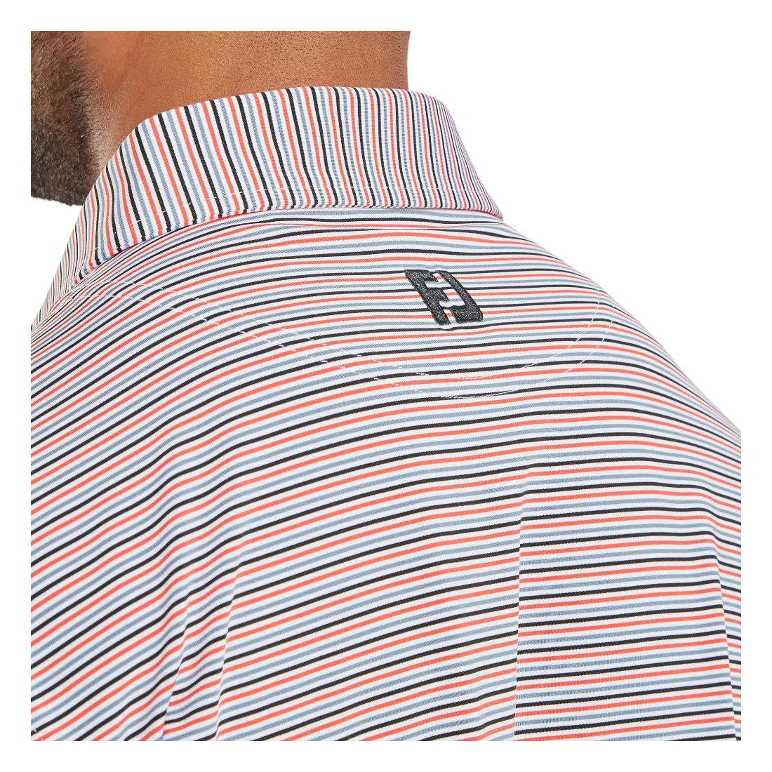 FootJoy Balance Stripe Lisle Golf Polo Shirt 34030