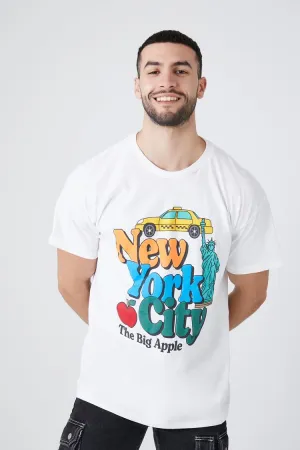 Forever 21 Men's New York City Graphic T-Shirt White/Multi Forever 21
