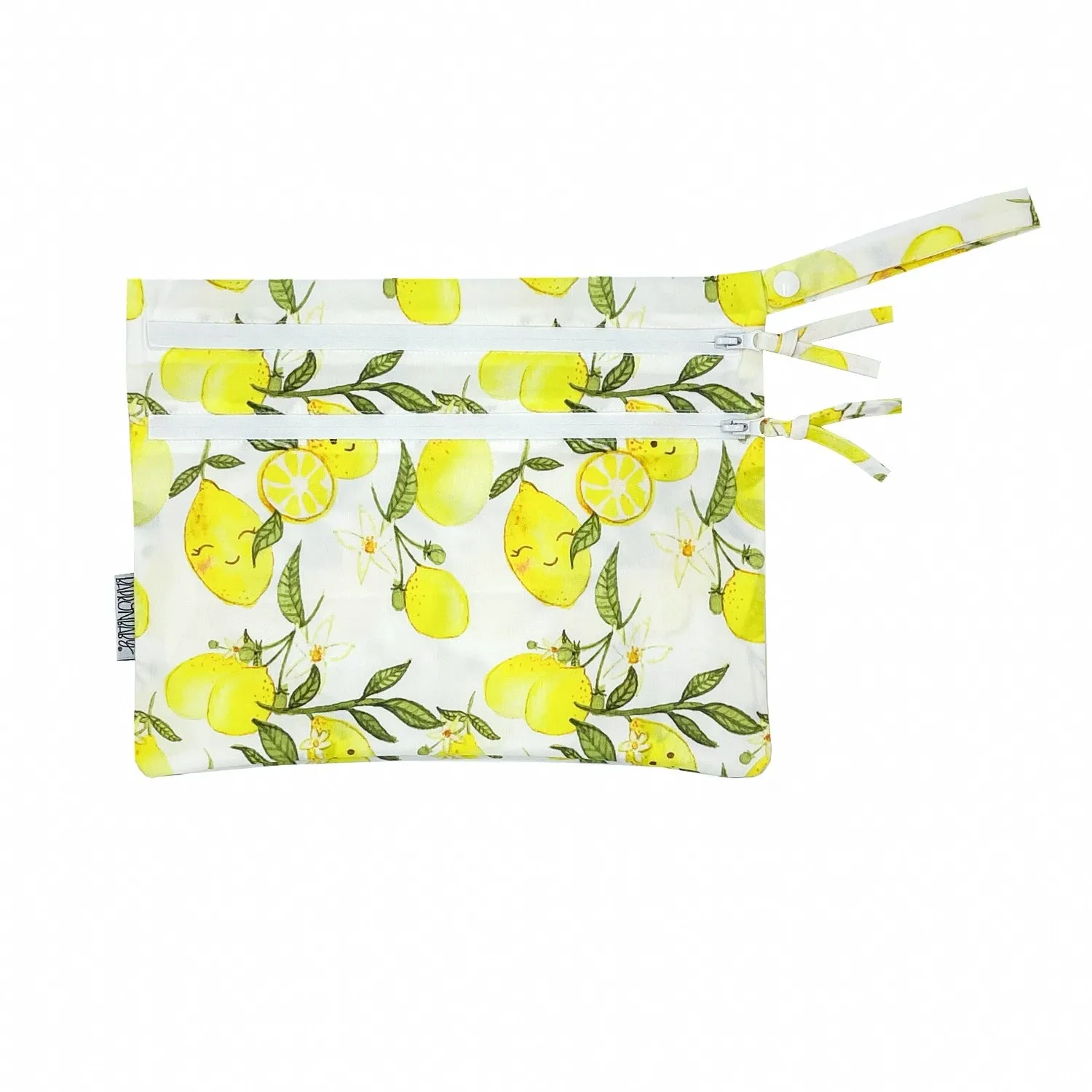 Fresh Lemon - Waterproof Wet Bag (for Mealtime, On-the-go, And More!) Babykids_Bapron-Baby