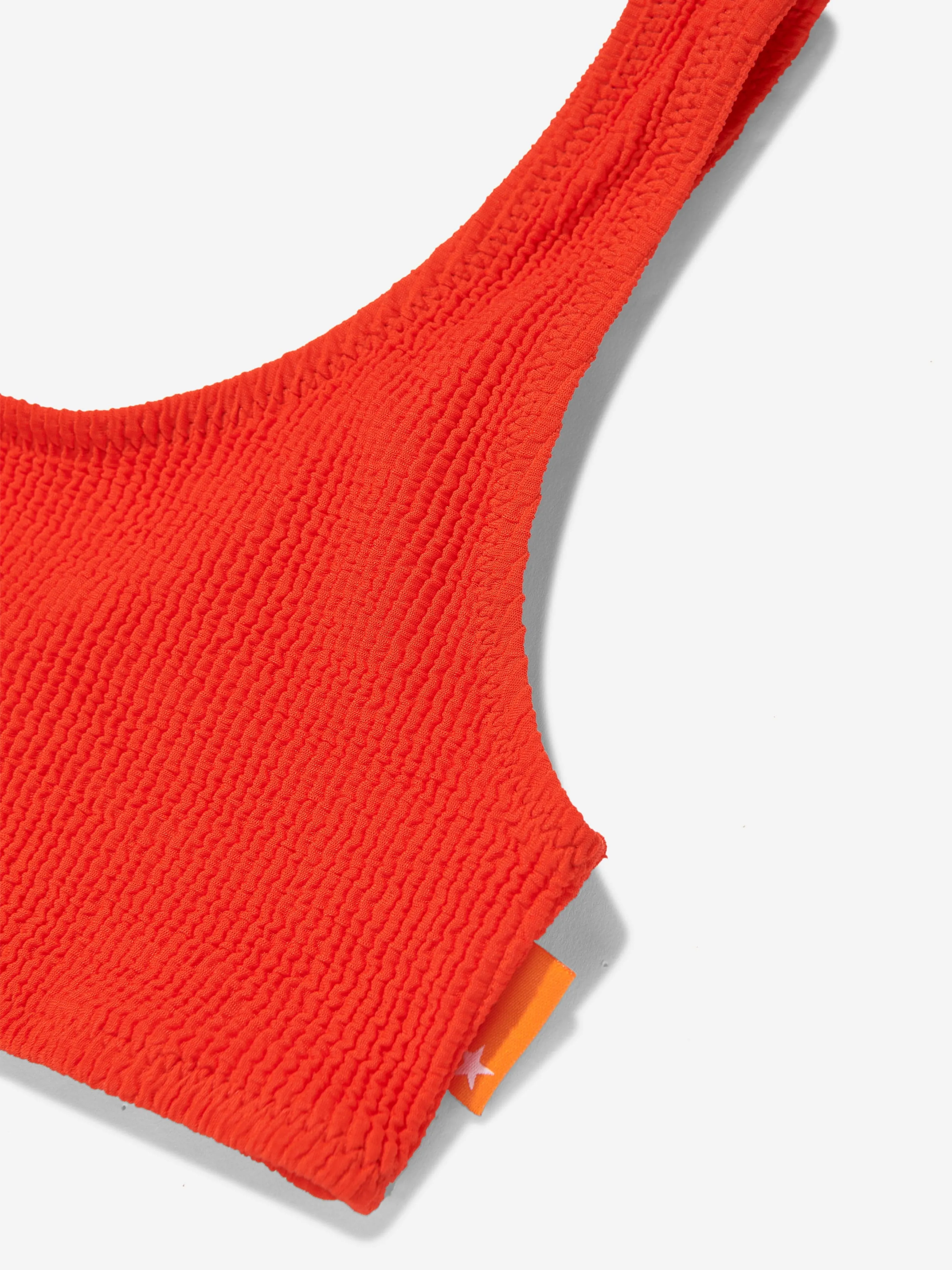 Girls Nola Solid Bikini in Red (UPF50 )