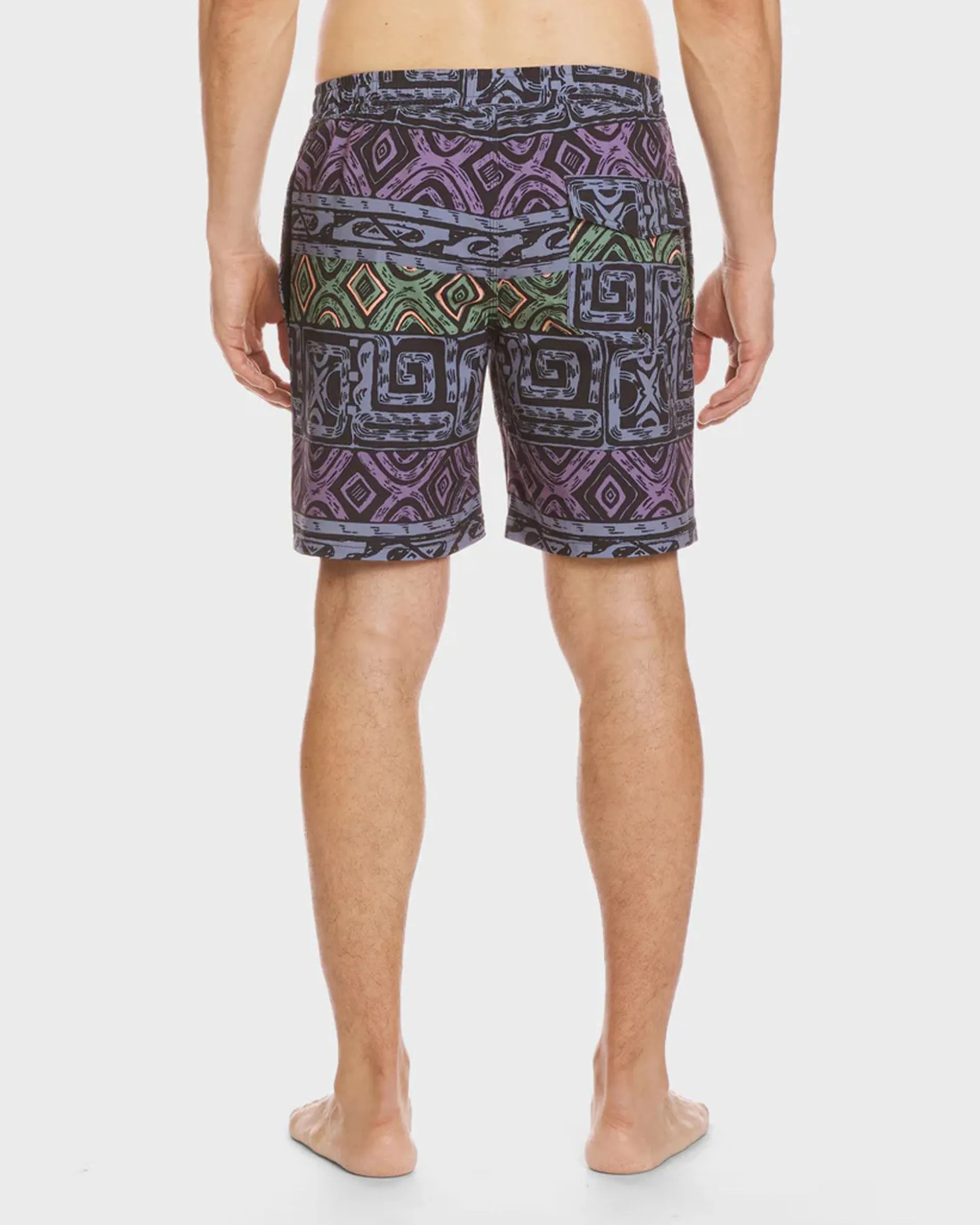Global Heat 18" Swim Trunks - Sunset Purple