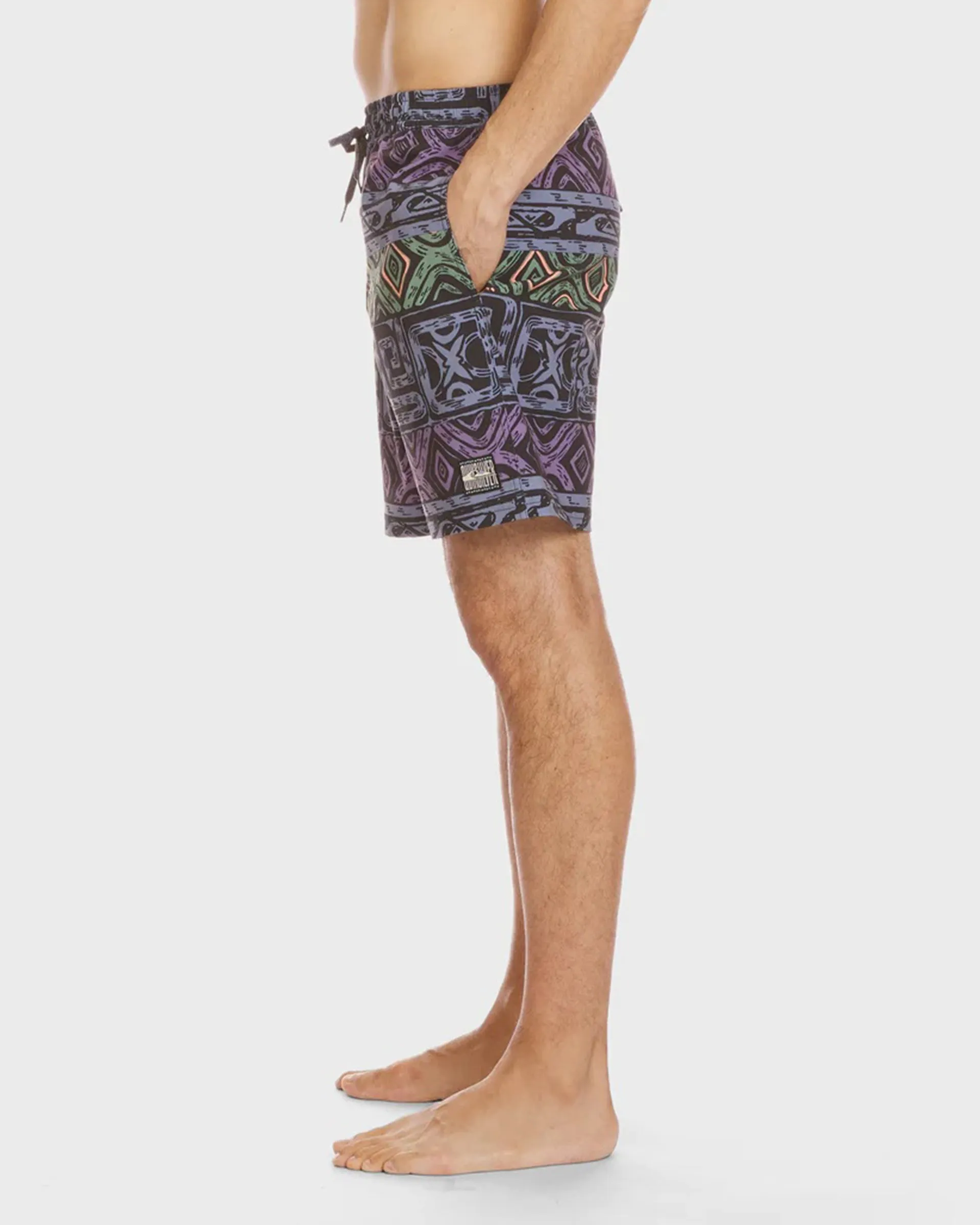 Global Heat 18" Swim Trunks - Sunset Purple