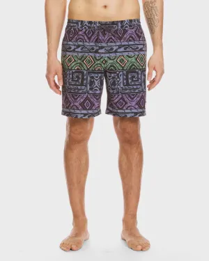 Global Heat 18" Swim Trunks - Sunset Purple
