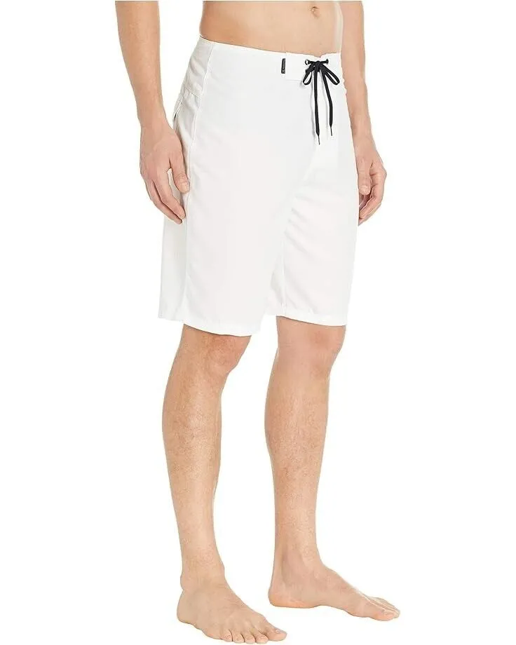 Hurley One & Only 2.0 Boardshort Men's 28 White Drawstring Waist Swimwear JDM104