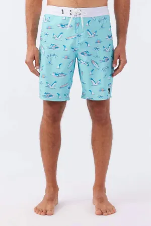 Hyperfreak Mysto Boardies In Turquoise