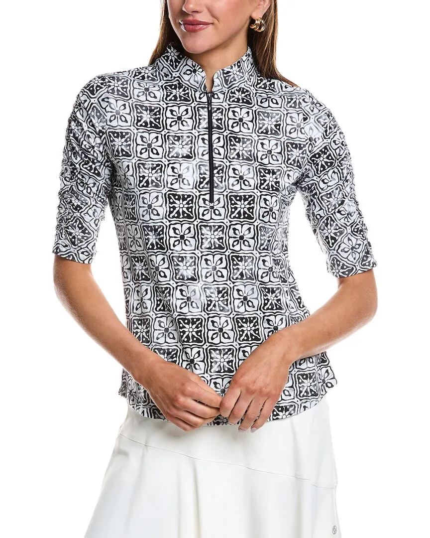 IBKUL Elbow-Sleeve Top