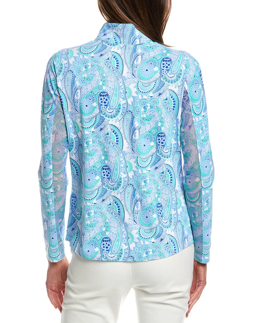 IBKUL Mock Neck Top
