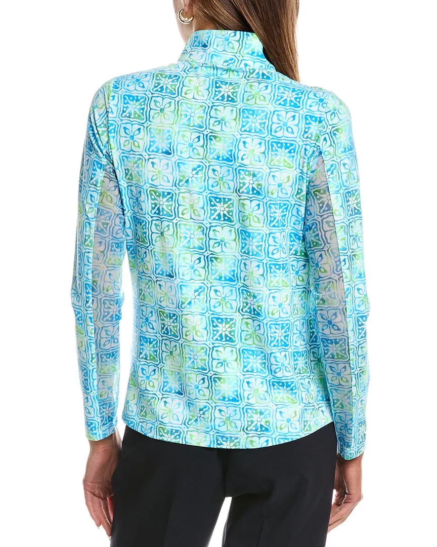 IBKUL Mock Neck Top