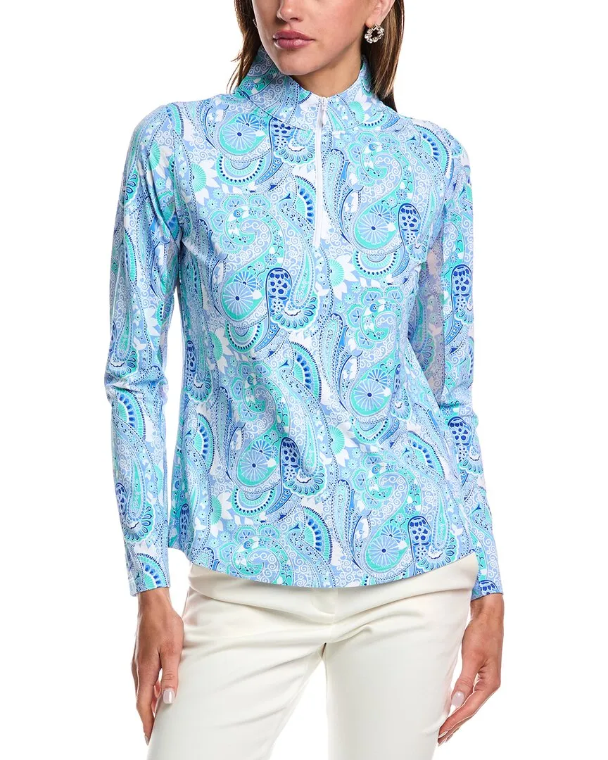 IBKUL Mock Neck Top