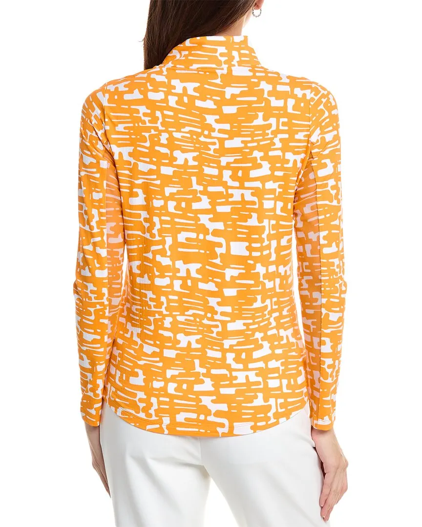 IBKUL Mock Neck Top