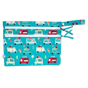 Ice Cream Truck - Waterproof Wet Bag (for Mealtime, On-the-go, And More!) Babykids_Bapron-Baby