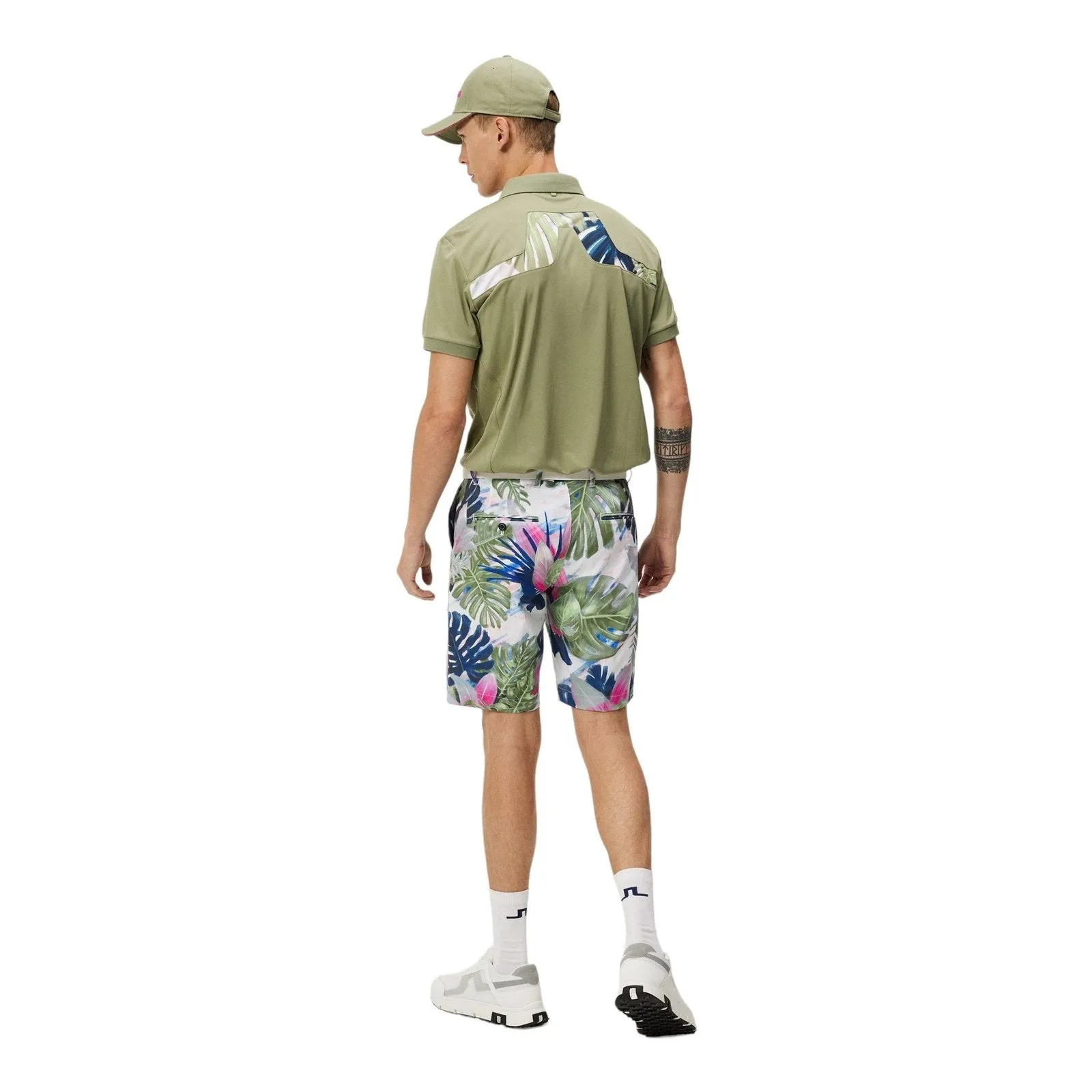 J. Lindeberg KV Print Golf Polo Shirt GMJT11526