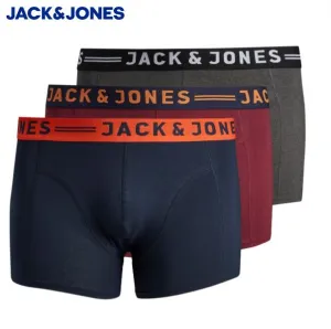 Jack & Jones Lichfield 3-Pack Trunks Wine