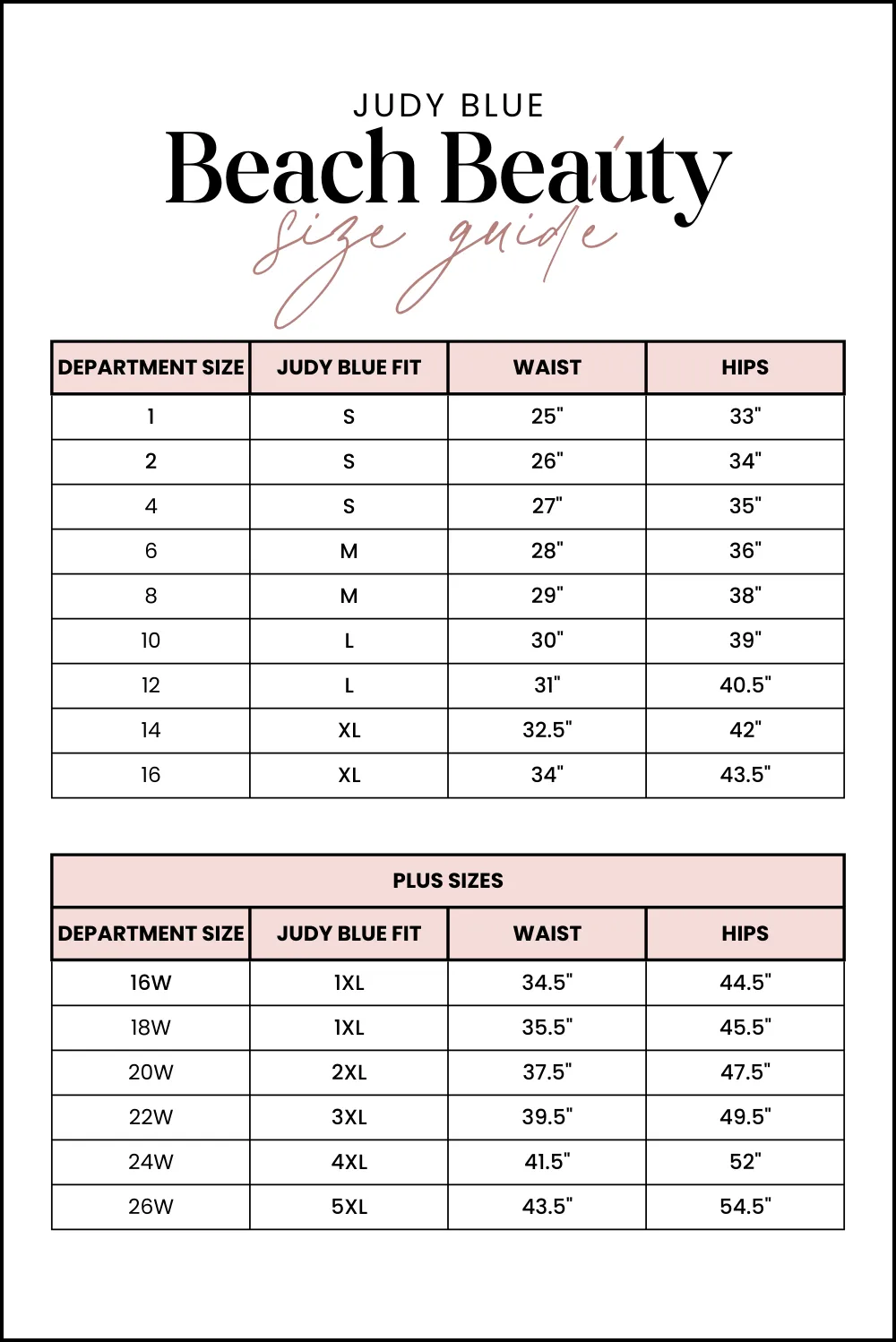Judy Blue Beach Beauty Women's High-Rise Mid-Length Denim Shorts