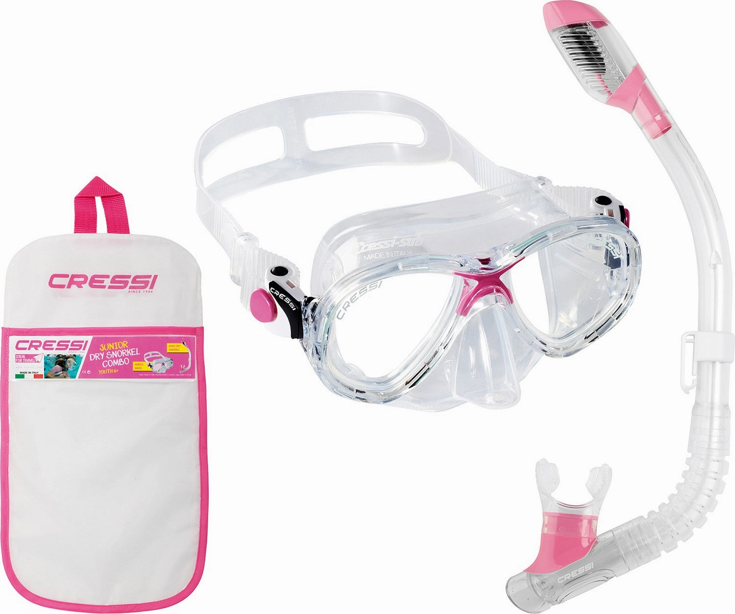 JUNIOR COMBO  SNORKEL SET MAREA JR MINI DRY -
