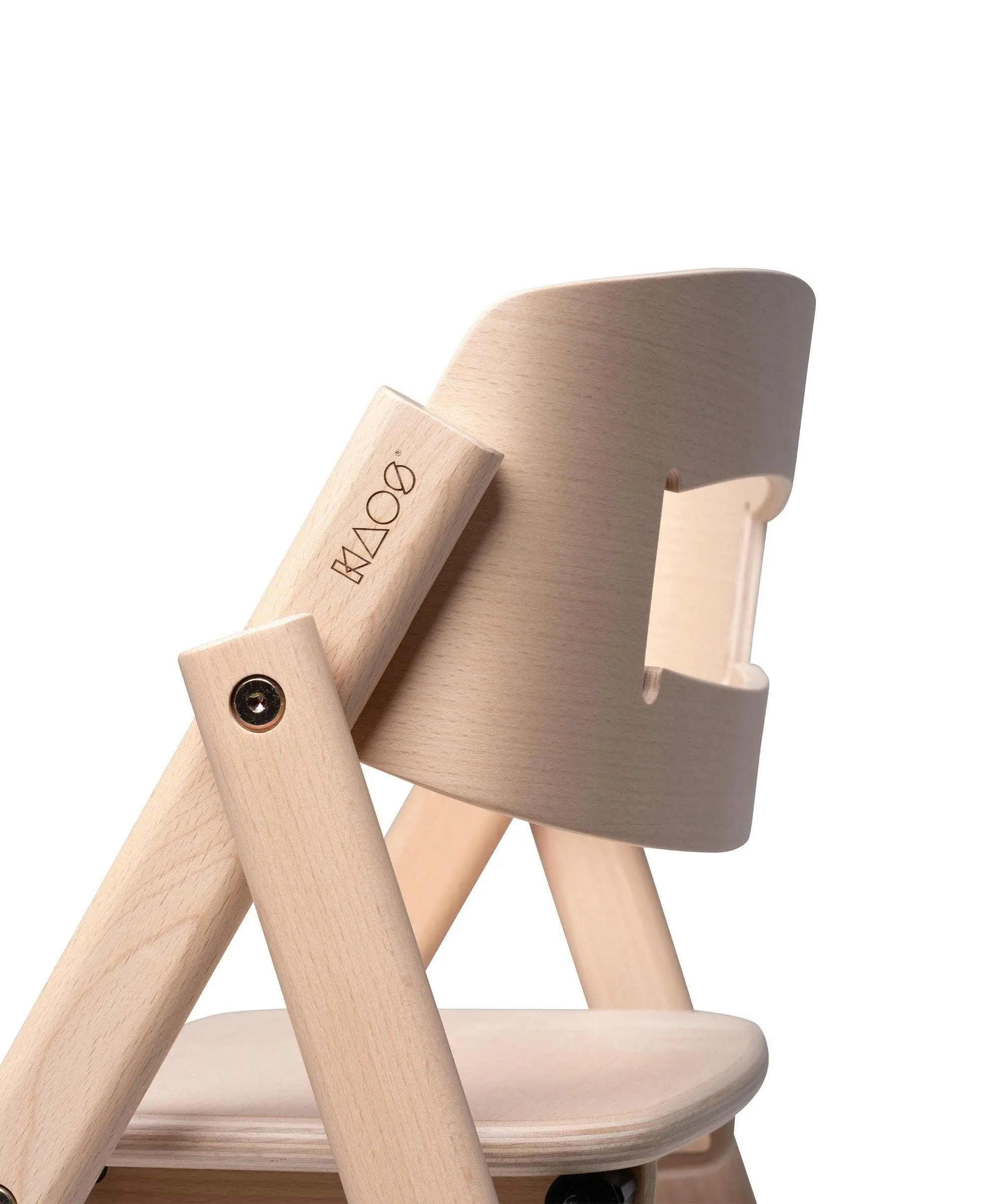 KAOS Klapp Highchair and Newborn Baby Seat Set - Beech Babykids KAOS