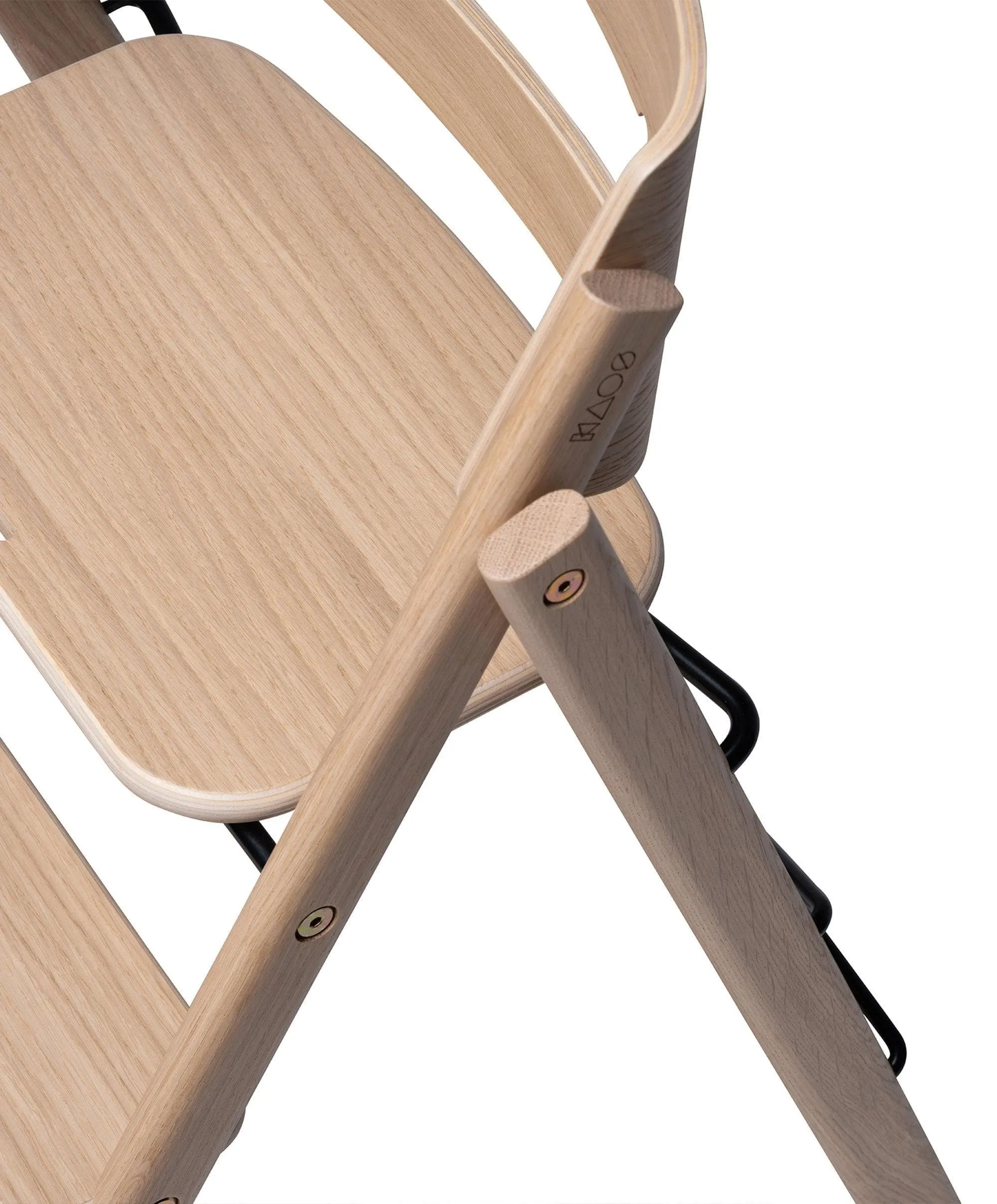 KAOS Klapp Highchair and Newborn Baby Seat Set - Oak Babykids KAOS