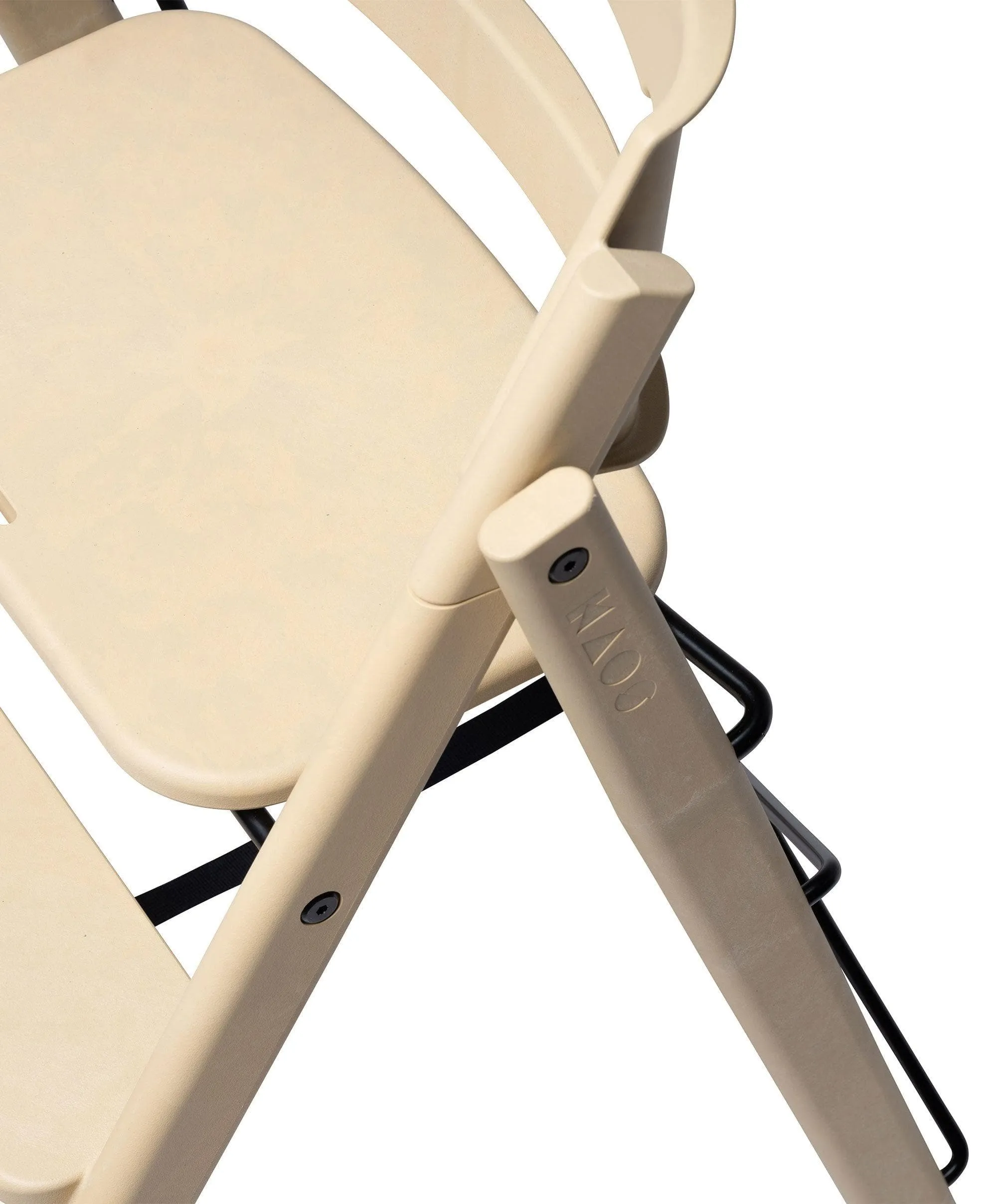 KAOS Klapp Recycled Highchair and Newborn Baby Seat Set - Desert Sand Babykids BIBS