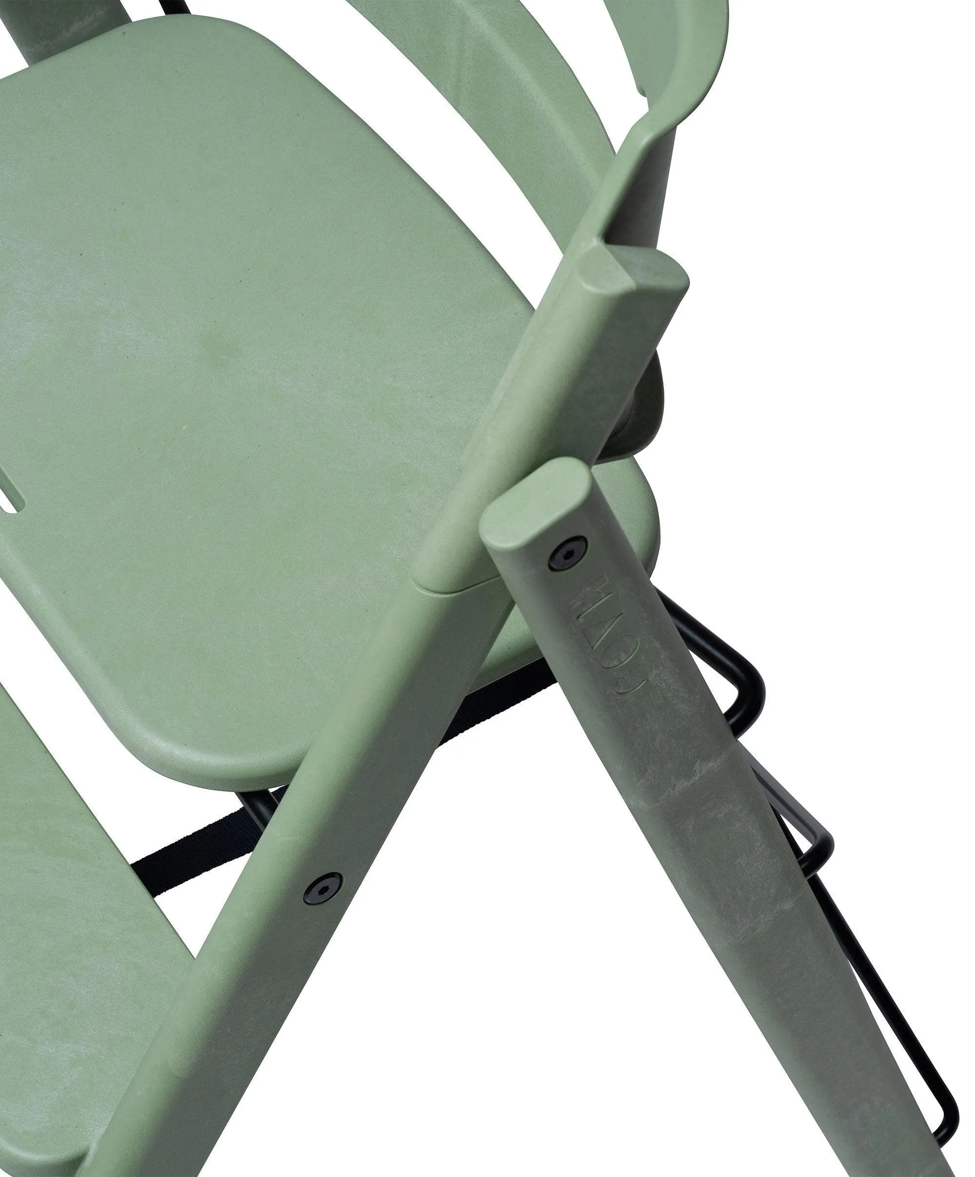 KAOS Klapp Recycled Highchair and Newborn Baby Seat Set - Mineral Green Babykids KAOS