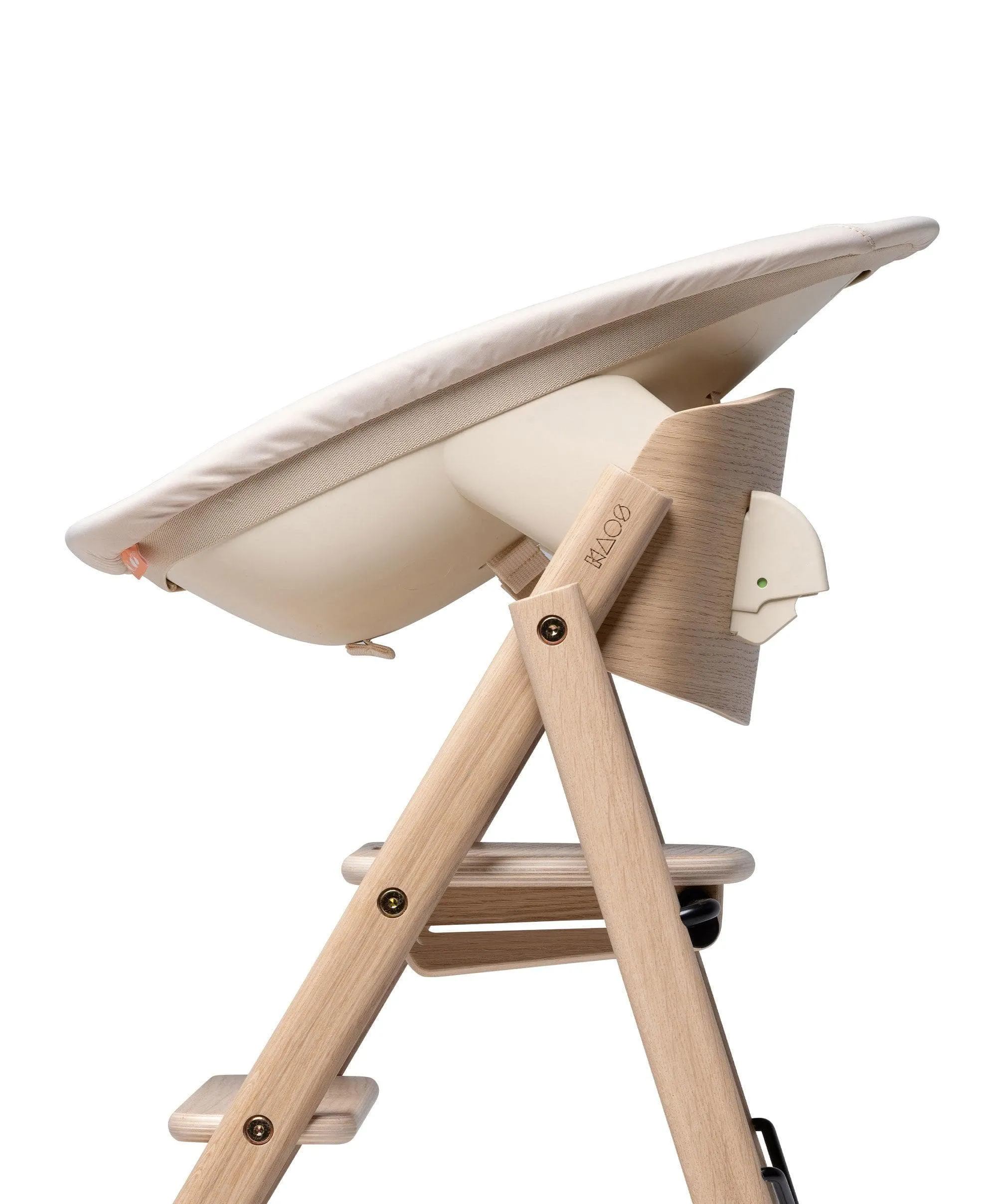 KAOS Klapp Recycled Highchair and Newborn Baby Seat Set - Mineral Green Babykids KAOS