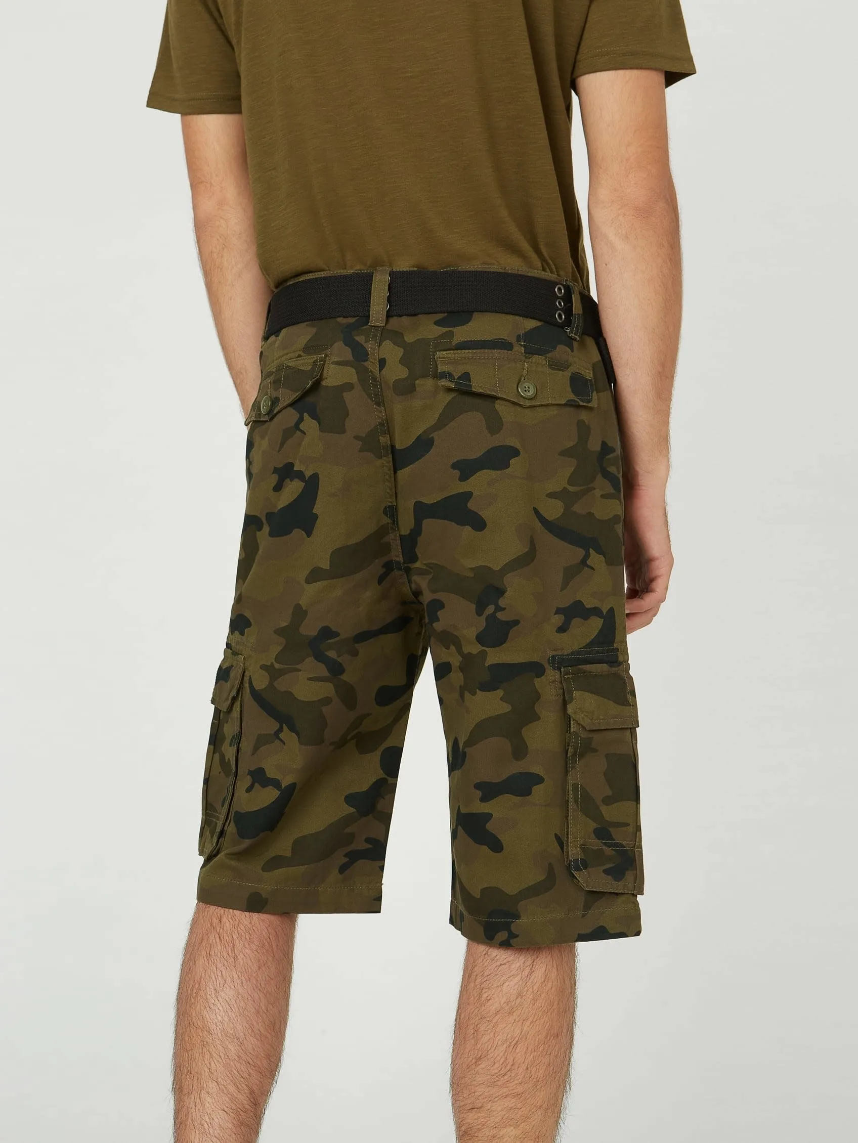 Karl Camo Cargo Shorts