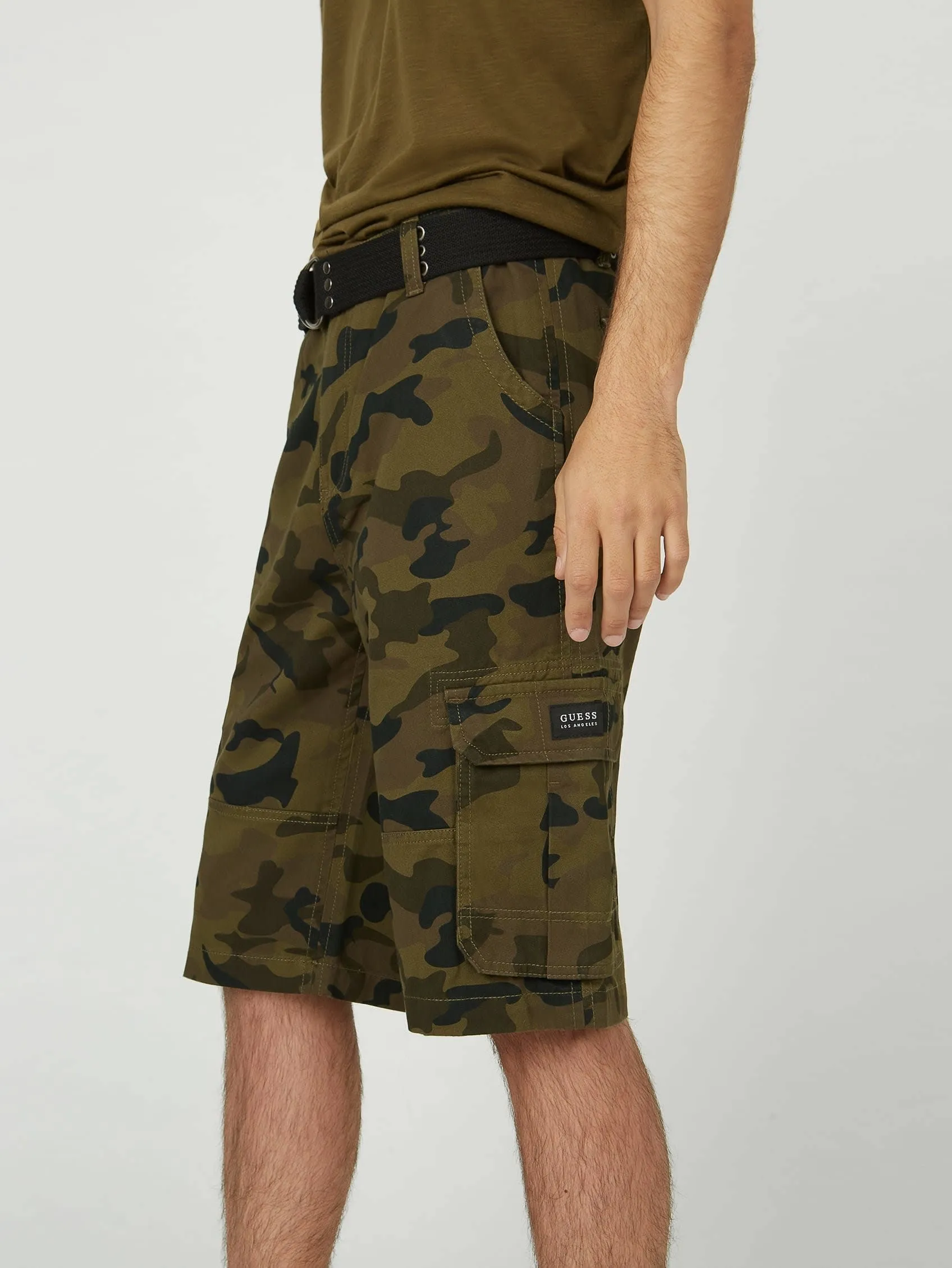 Karl Camo Cargo Shorts
