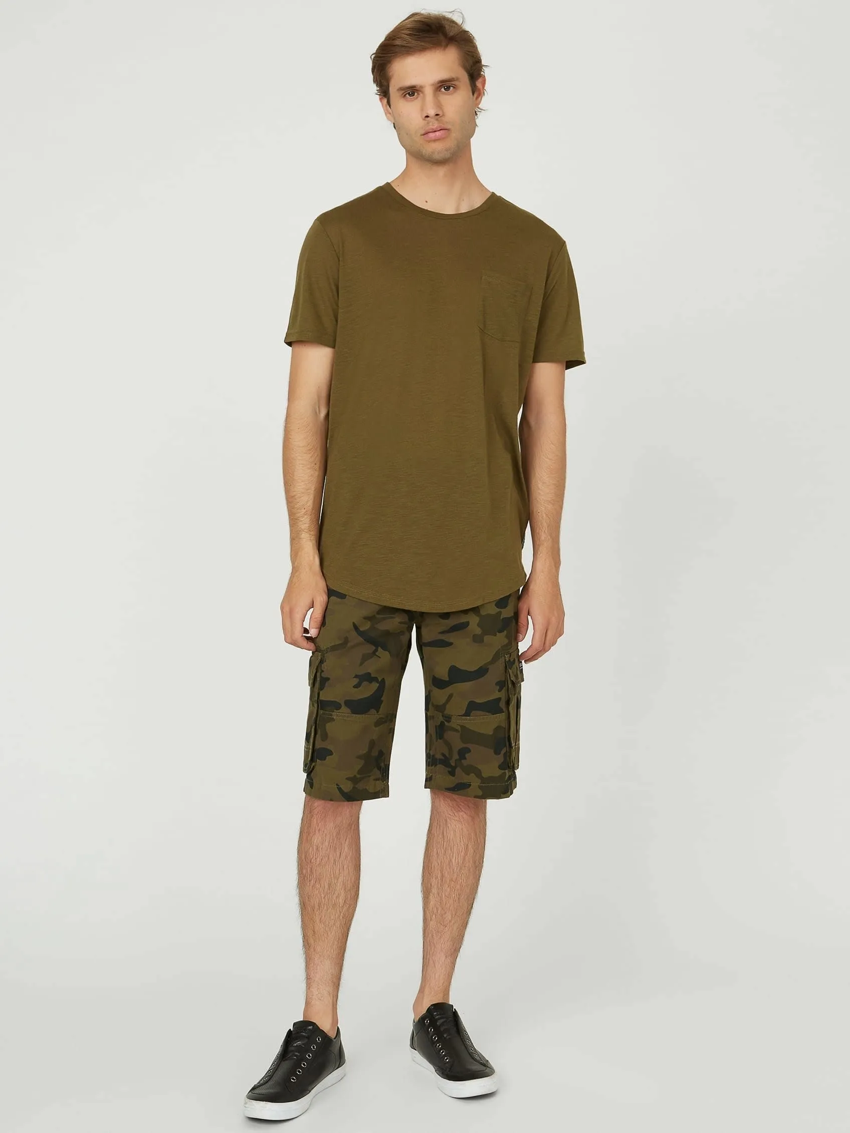 Karl Camo Cargo Shorts