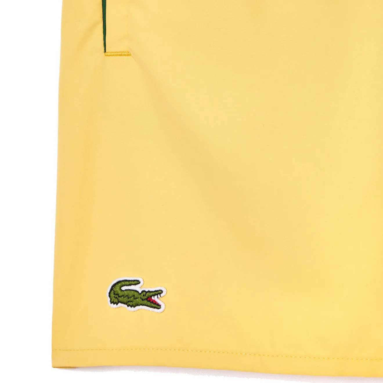 Lacoste Lightweight Swim Shorts Yellow / Green
