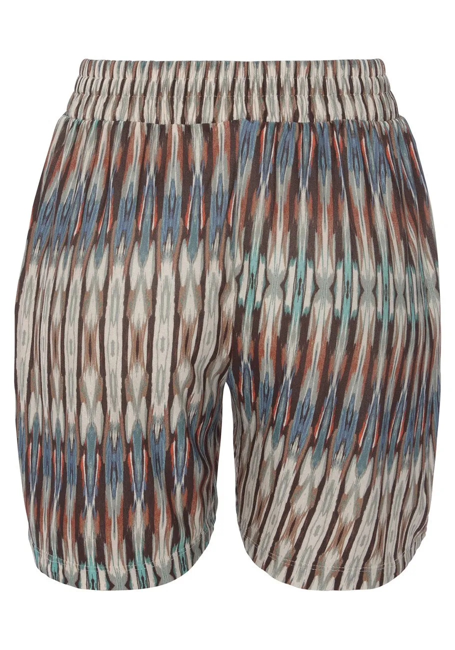 LASCANA Women's Flowy Patterned Shorts