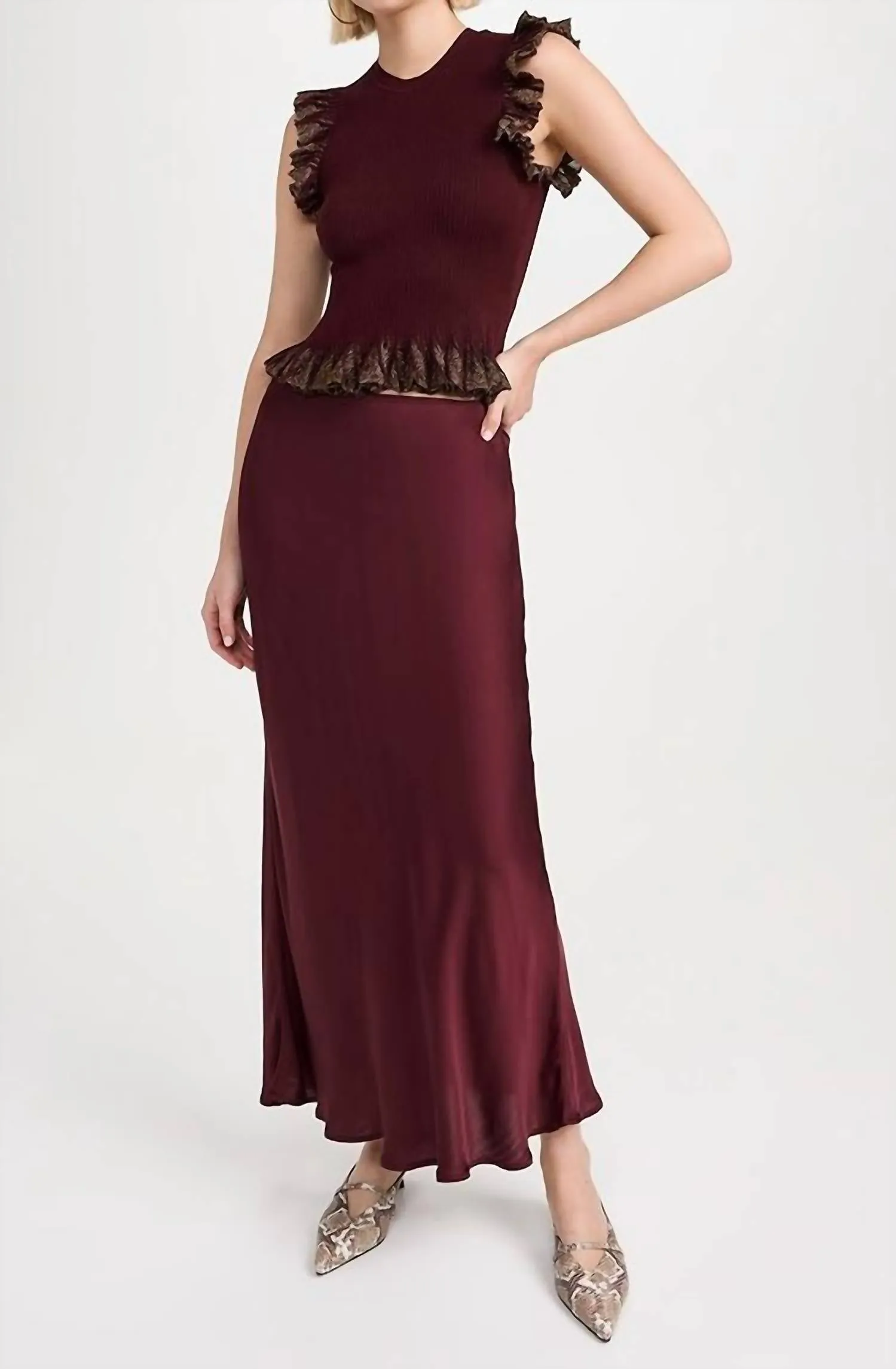 Lelia Top In Amaranthus