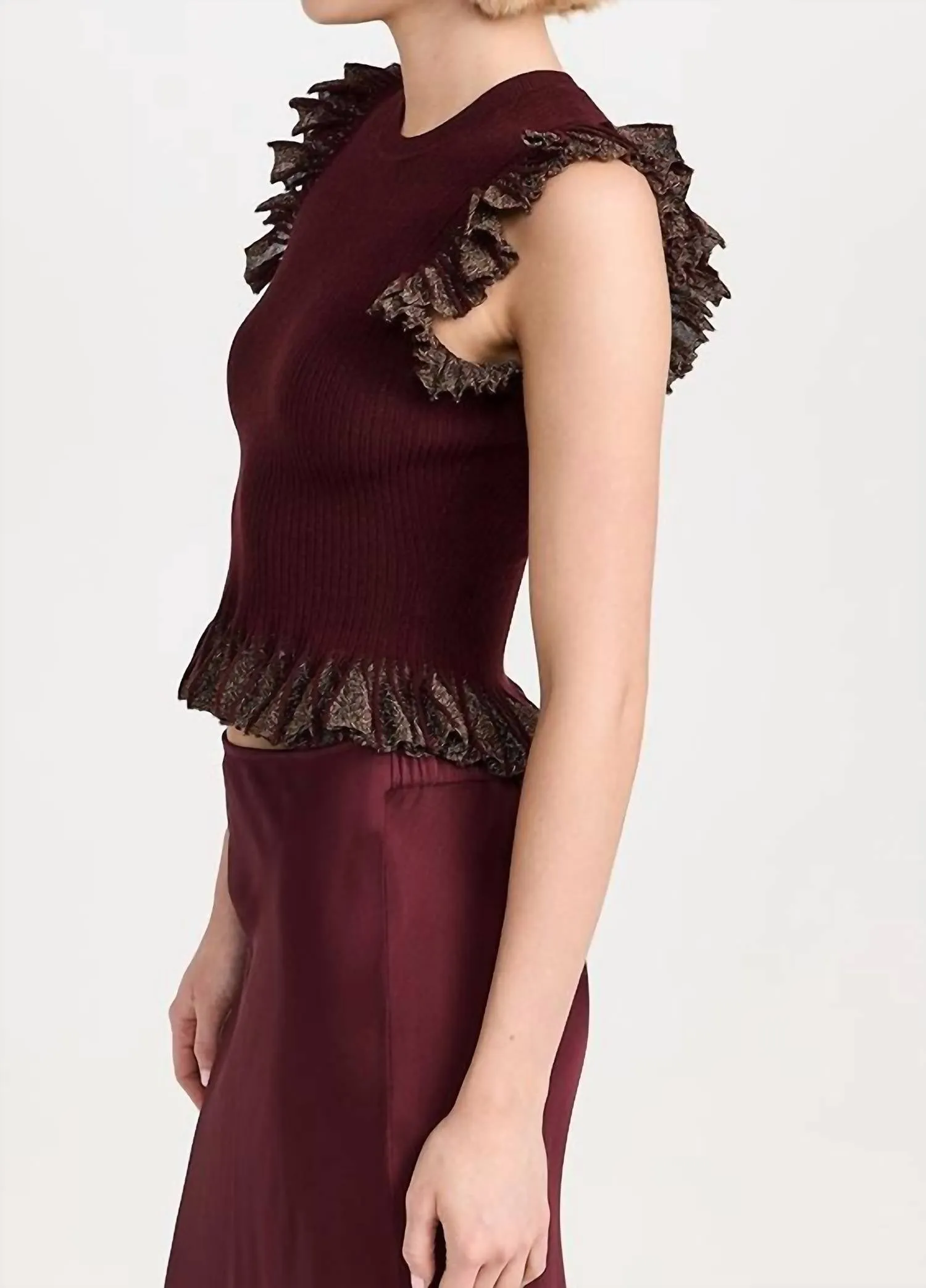 Lelia Top In Amaranthus