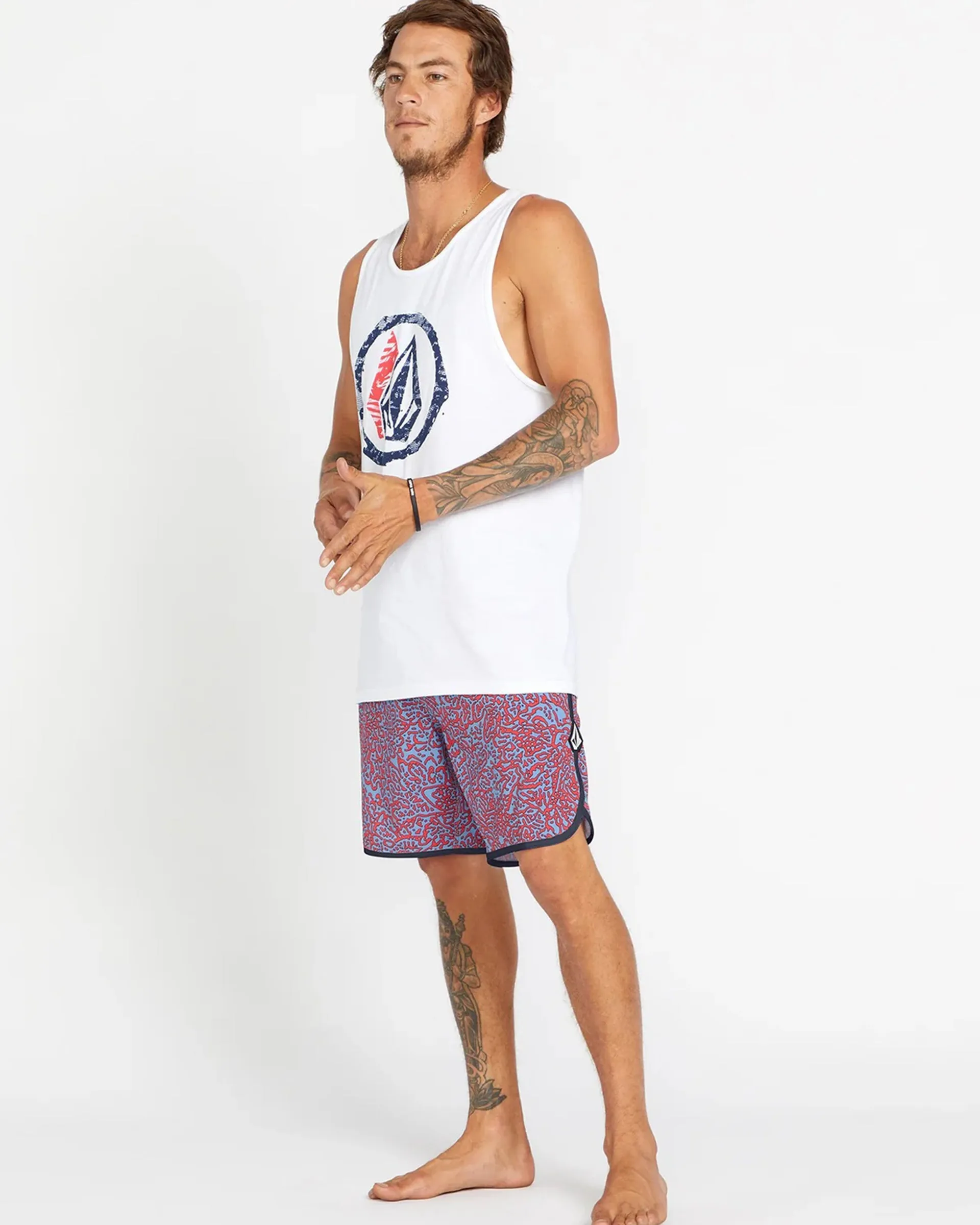 Lido Print Scallop Mod-Tech Trunks