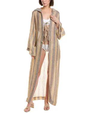 Lisa Marie Fernandez Linen Beach Poncho