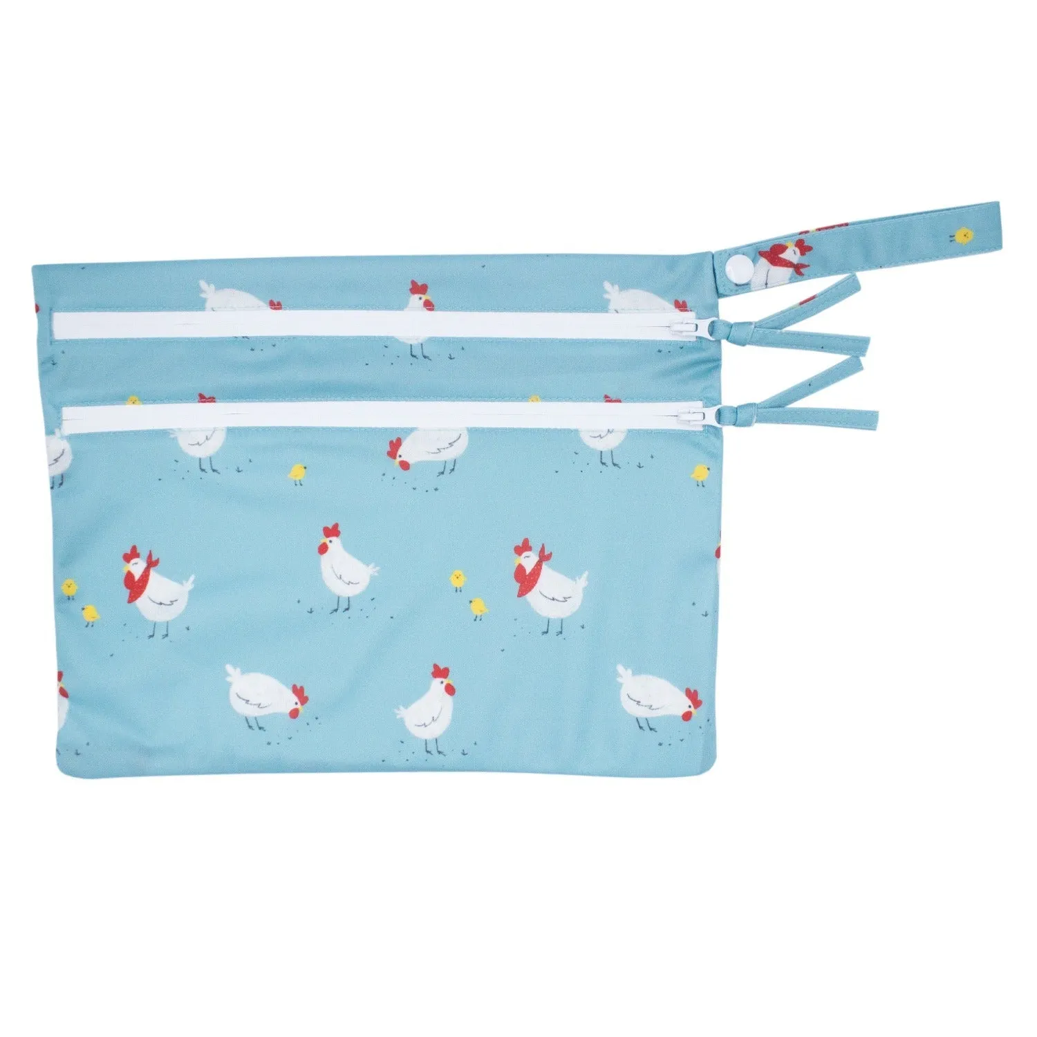 Little Chickies - Waterproof Wet Bag (for Mealtime, On-the-go, And More!) Babykids_Bapron-Baby