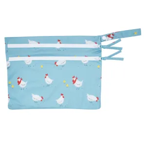 Little Chickies - Waterproof Wet Bag (for Mealtime, On-the-go, And More!) Babykids_Bapron-Baby