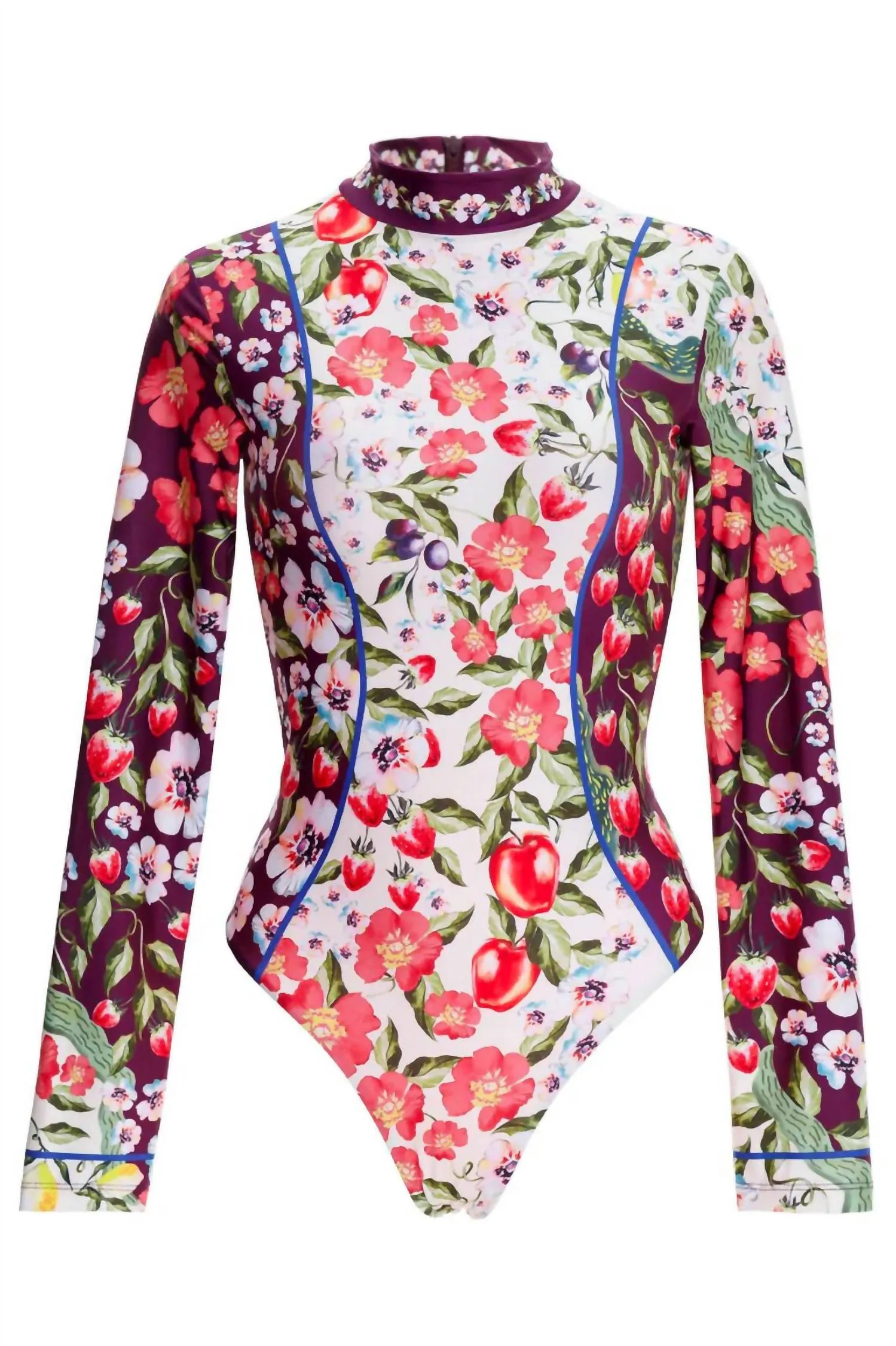 Mei One Piece Swimsuit In Red Floral