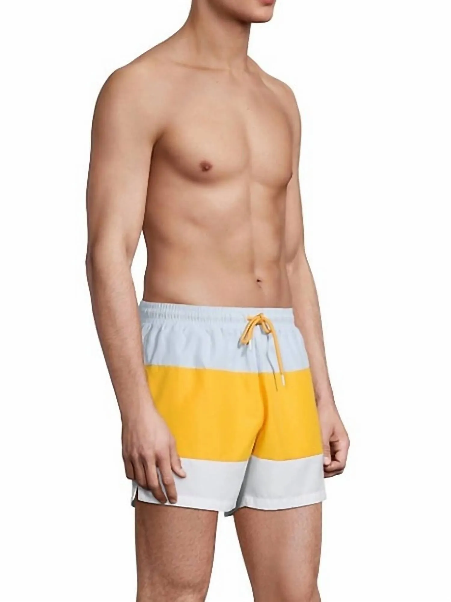 Men's Coco Swim Shorts In Open Yellow