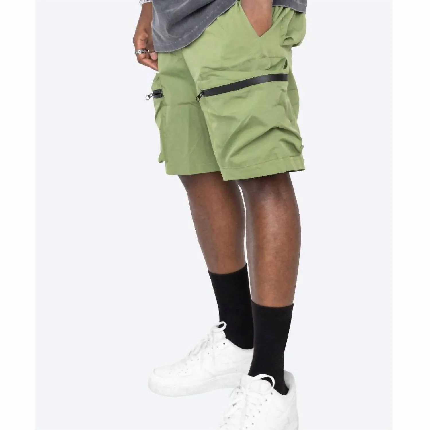 Men's Combat Shorts In Green