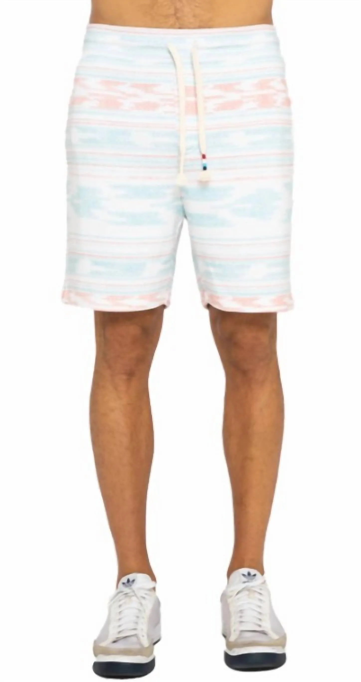 Men's Ikat Short In Cream