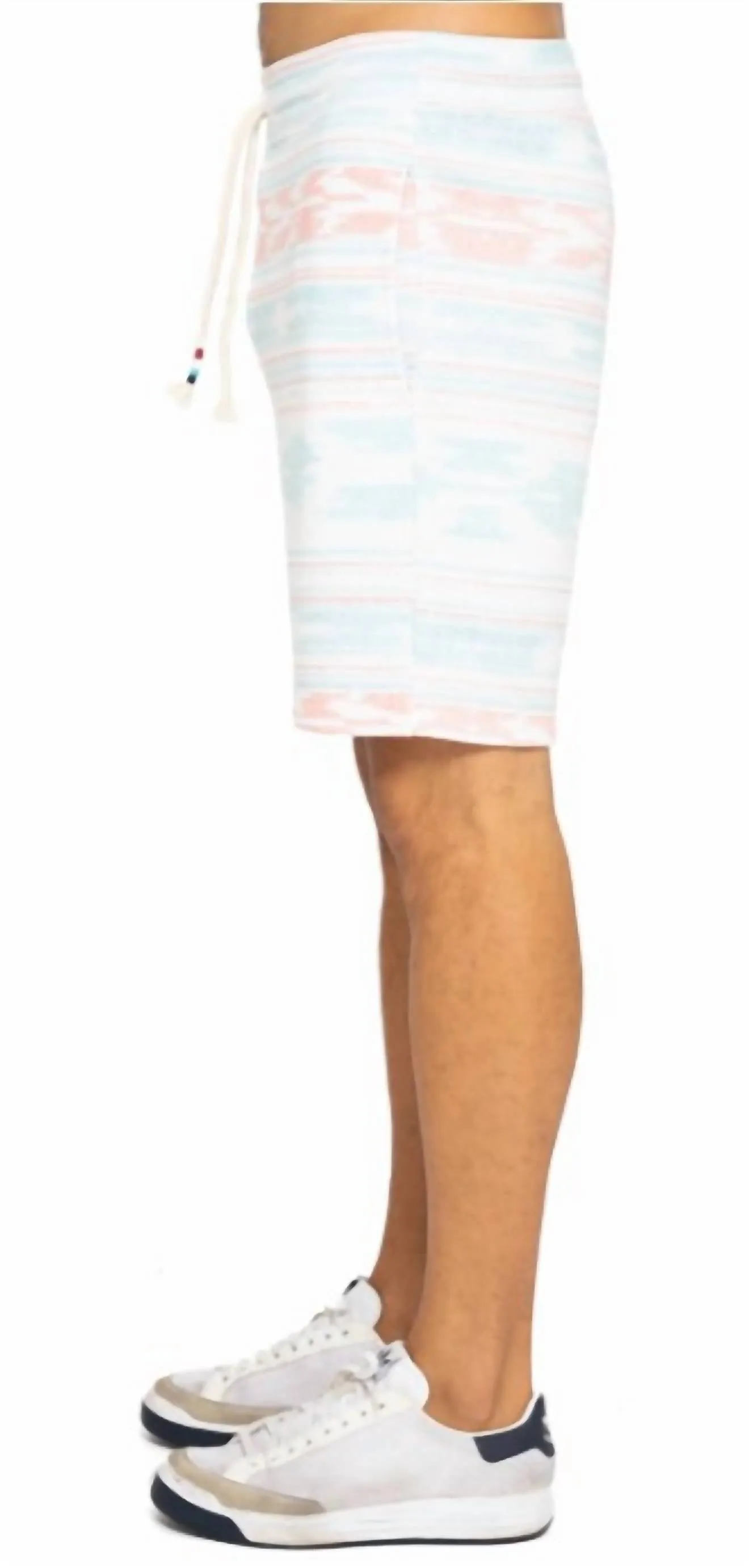 Men's Ikat Short In Cream