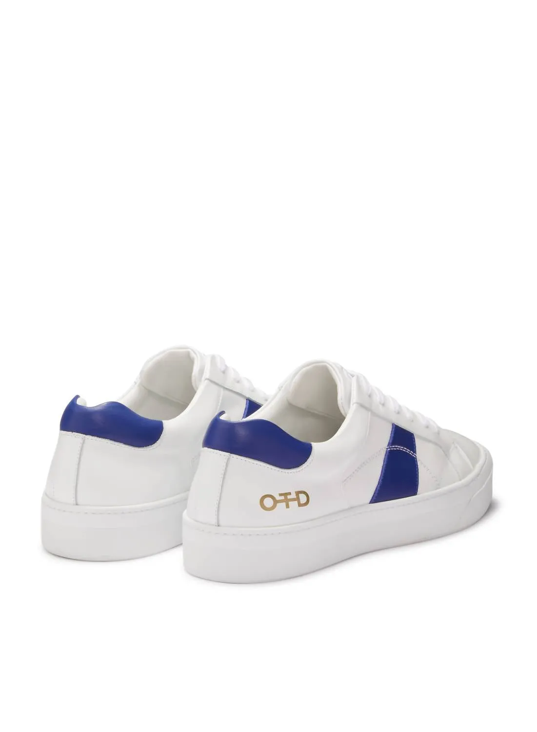 Men's Leather Low-Top Sneaker In White